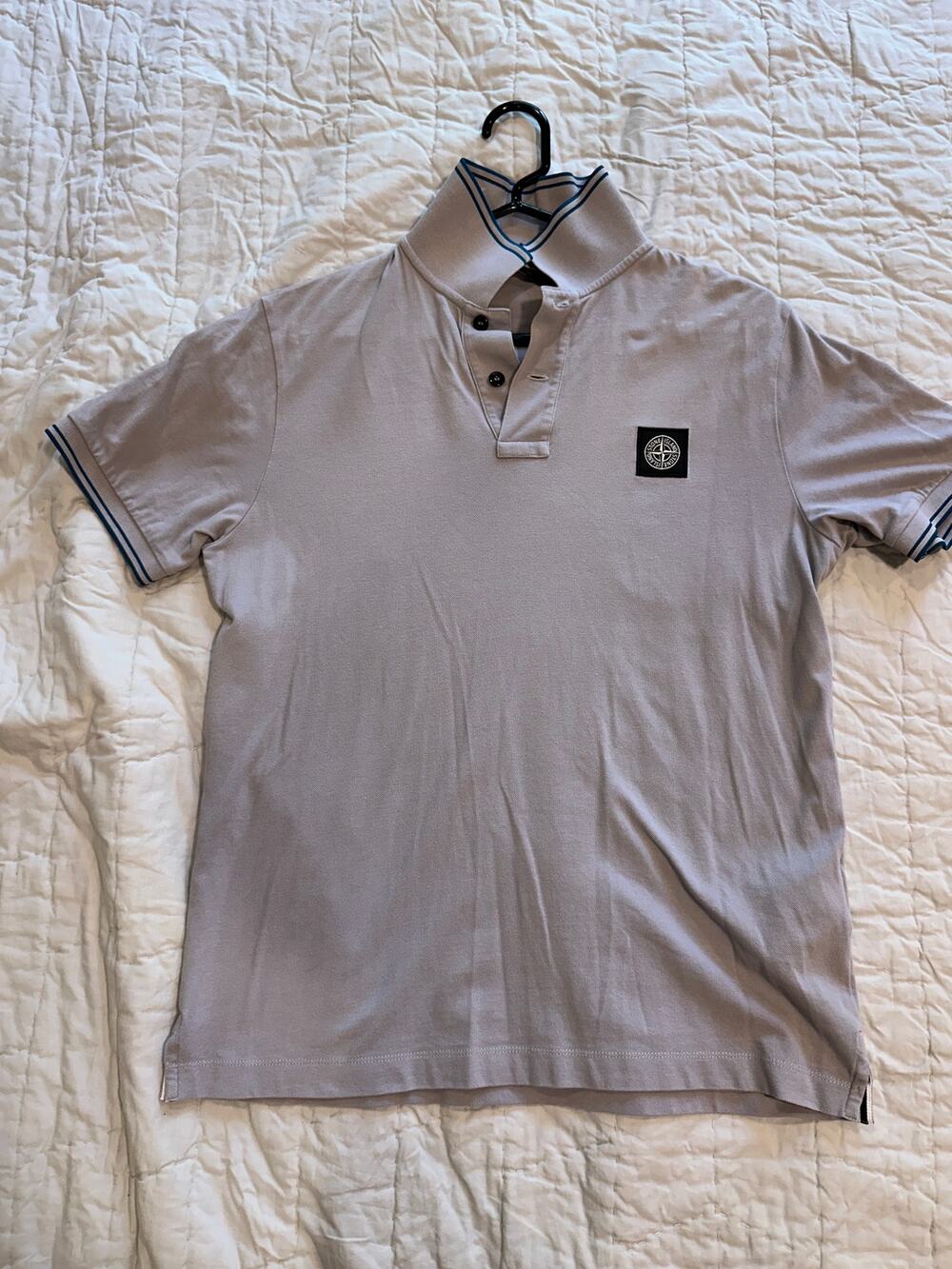 Stone Island - Polo Shirt Purple/Lilac Compass - Sz Medium